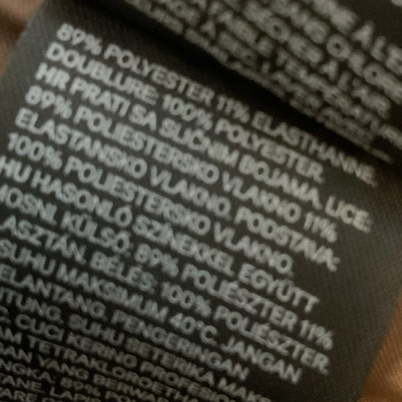 Jane + Delancey Button-Up w/ button back Shirt Size 2X navy Blue white Stripe - Picture 6 of 12